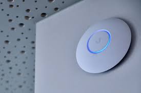 access point on an office interior ceiling 