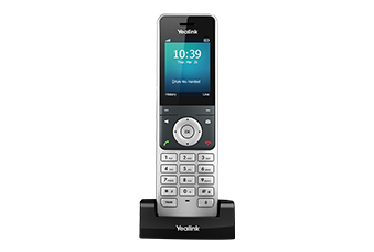 A silver Yealink DECT Handset IP Phone